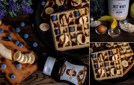 Fitness recept na chutné proteinové wafle