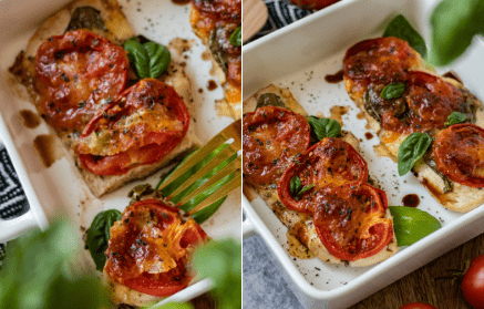 Fitness recept: Pečená kuřecí prsa Caprese