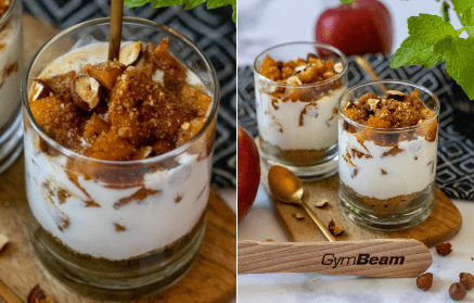 Fitness recept: Jablečný cheesecake dezert ve sklenici