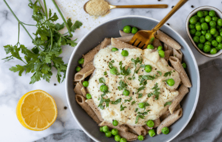 Fitness recept: Těstoviny s Alfredo omáčkou z květáku