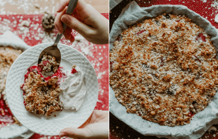 Fitness recept: Ovocný crumble nabitý bílkovinami