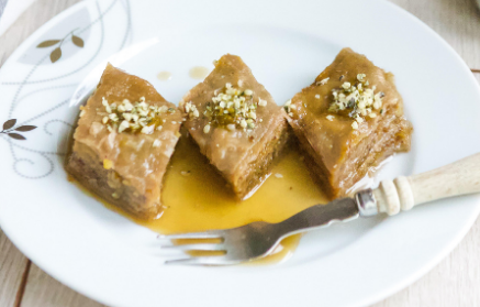 Fitness recept: Pistáciová baklava s vlašskými ořechy