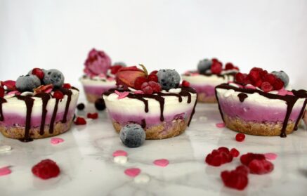 Recept: Proteinové cheesecake košíčky