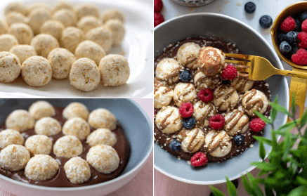 Fitness recept: Tvarohové kuličky s lahodným čokoládovým krémem