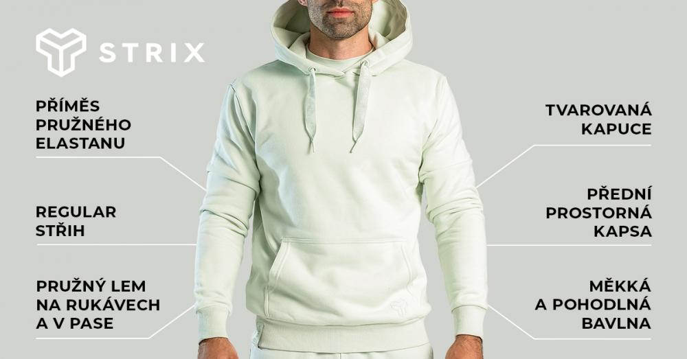 Mikina Hoodie Aster Moon Grey - STRIX