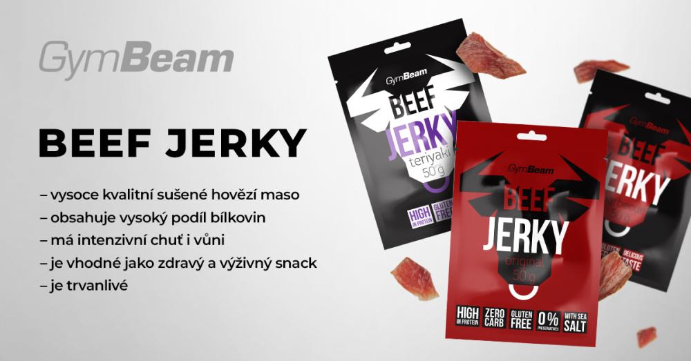 Sušené maso Beef Jerky - GymBeam