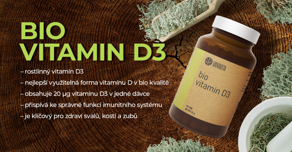 BIO Vitamín D3 - VanaVita