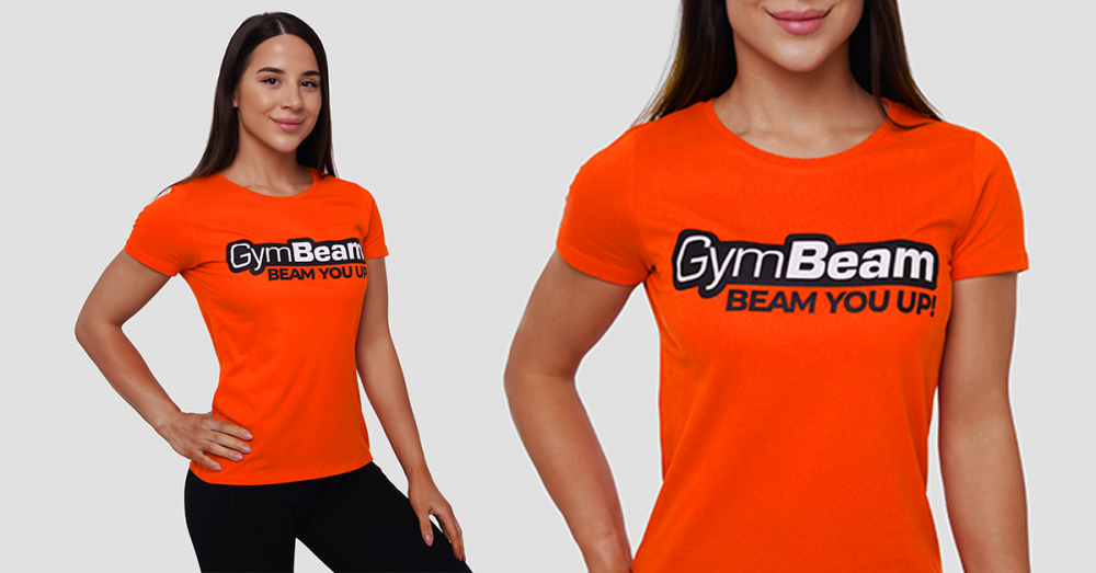 Dámské Tričko Beam Orange - GymBeam