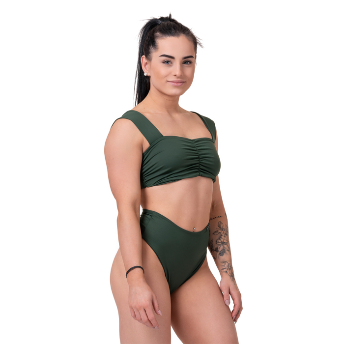 Miami Retro Bikini vrchní díl green - NEBBIA