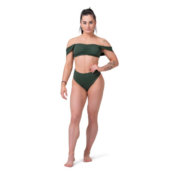 Miami Retro Bikini vrchní díl green - NEBBIA