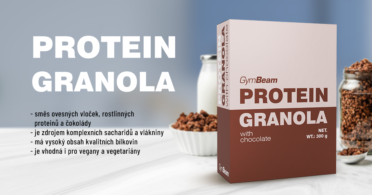 Proteinová granola s čokoládou - GymBeam