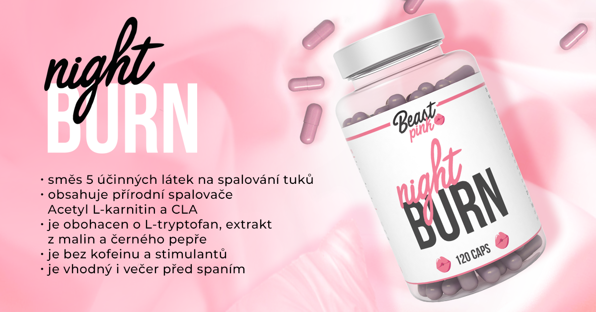 Spalovač tuků Night Burn - BeastPink