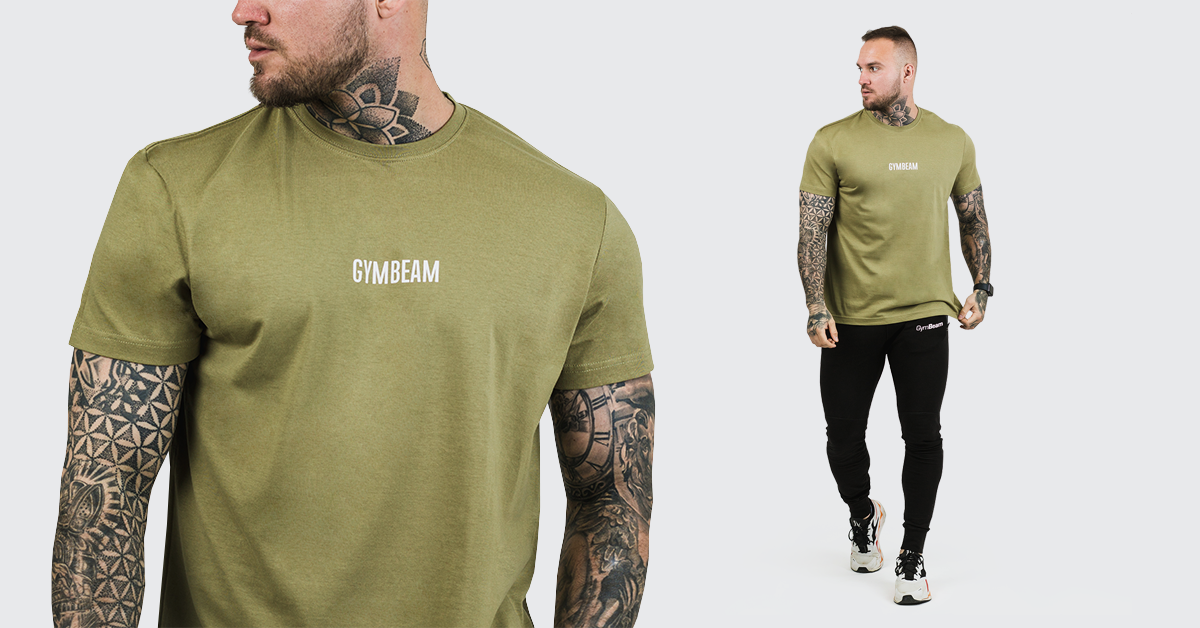 Tričko FIT Olive - GymBeam